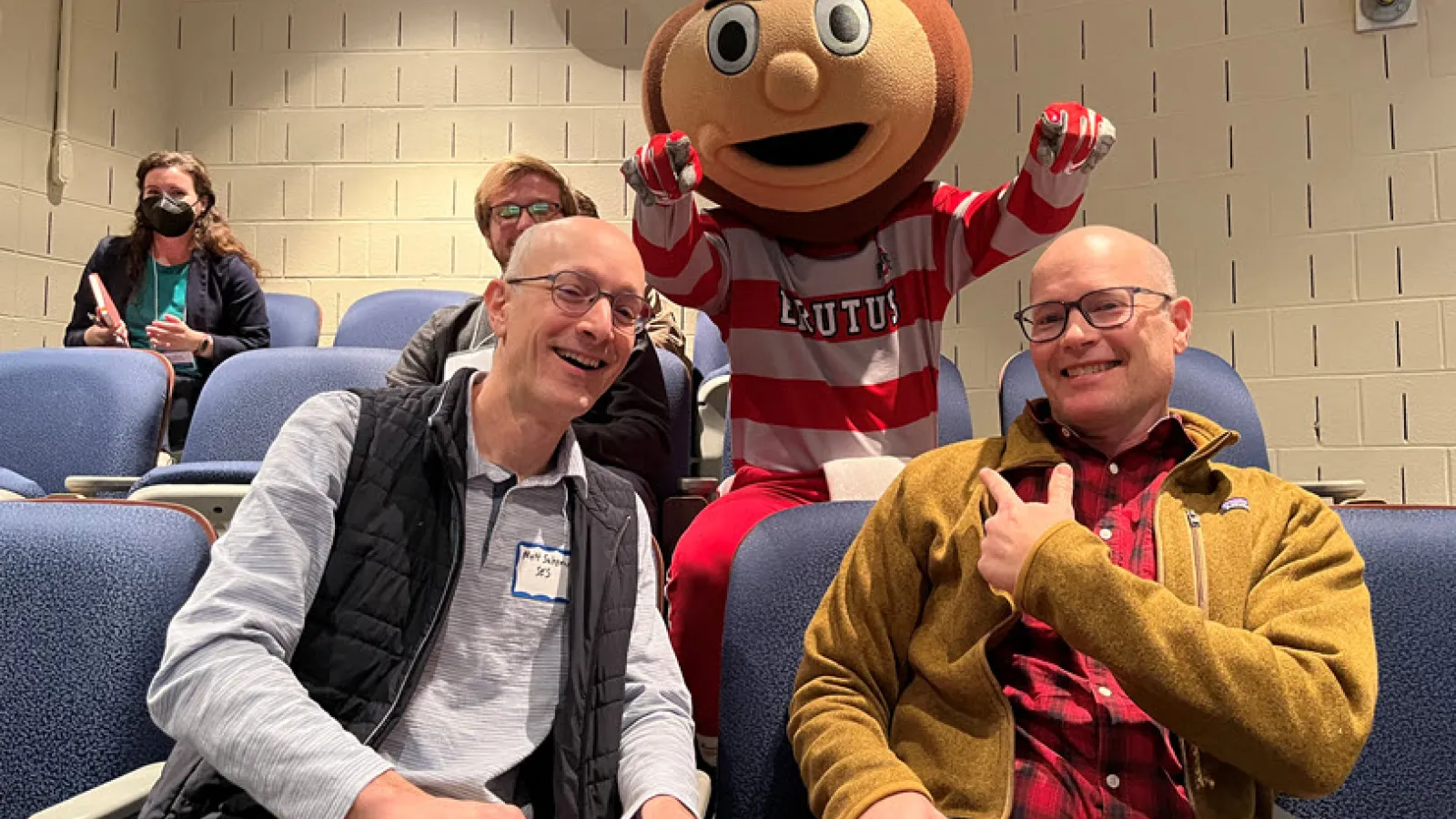 Saltsman and Mark with Brutus