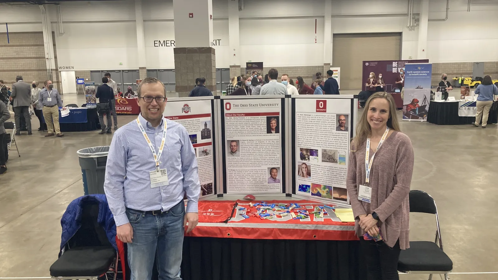 Jana and Steven at AMS 2023
