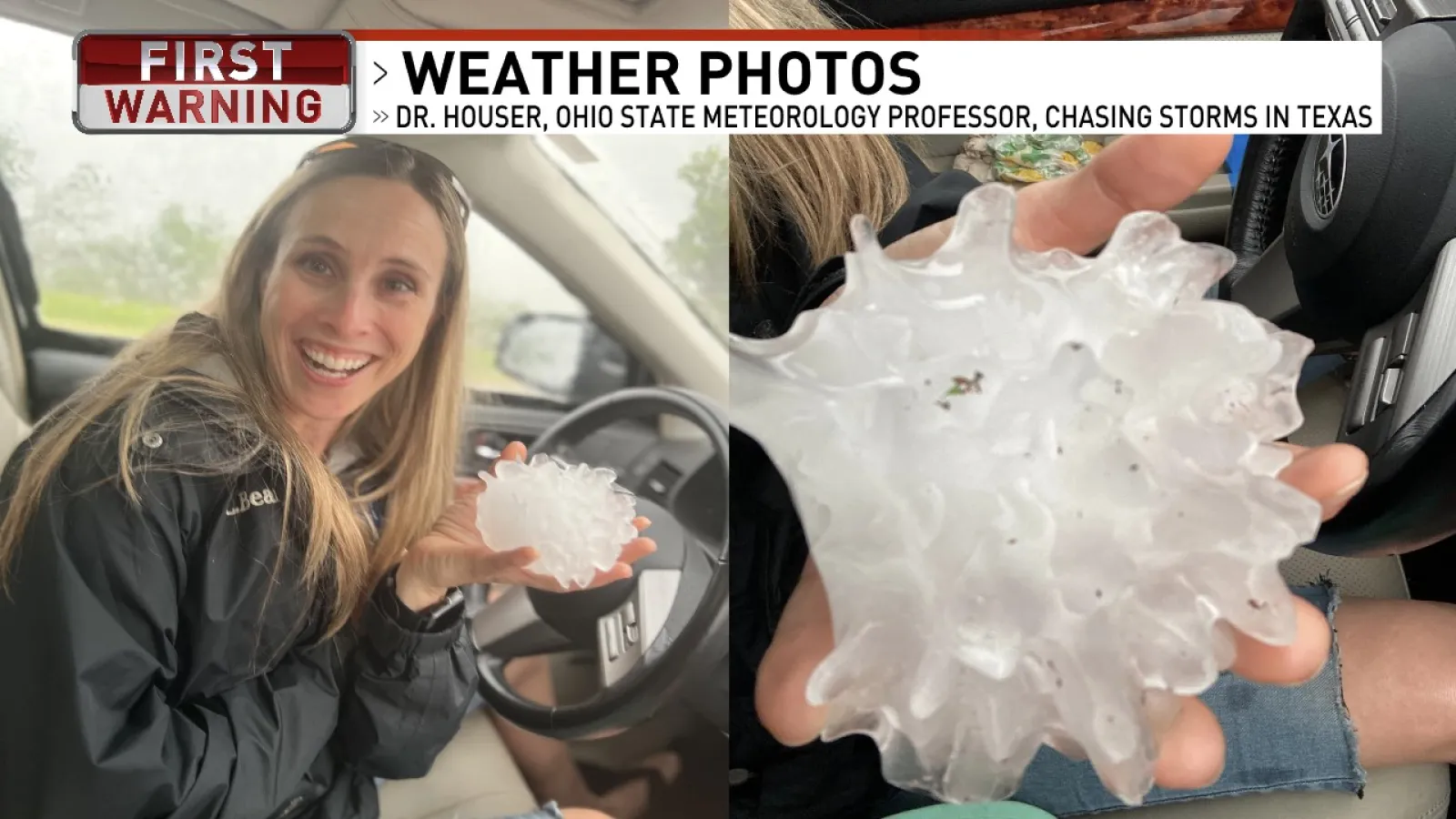 Jana Houser 5.5" hailstone