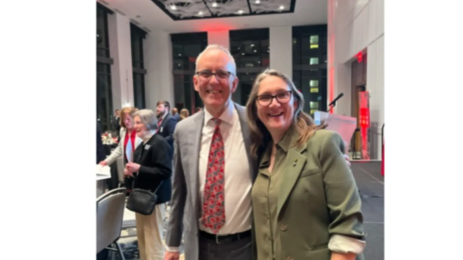 ASC Dean David Horn and Kendra McSweeney