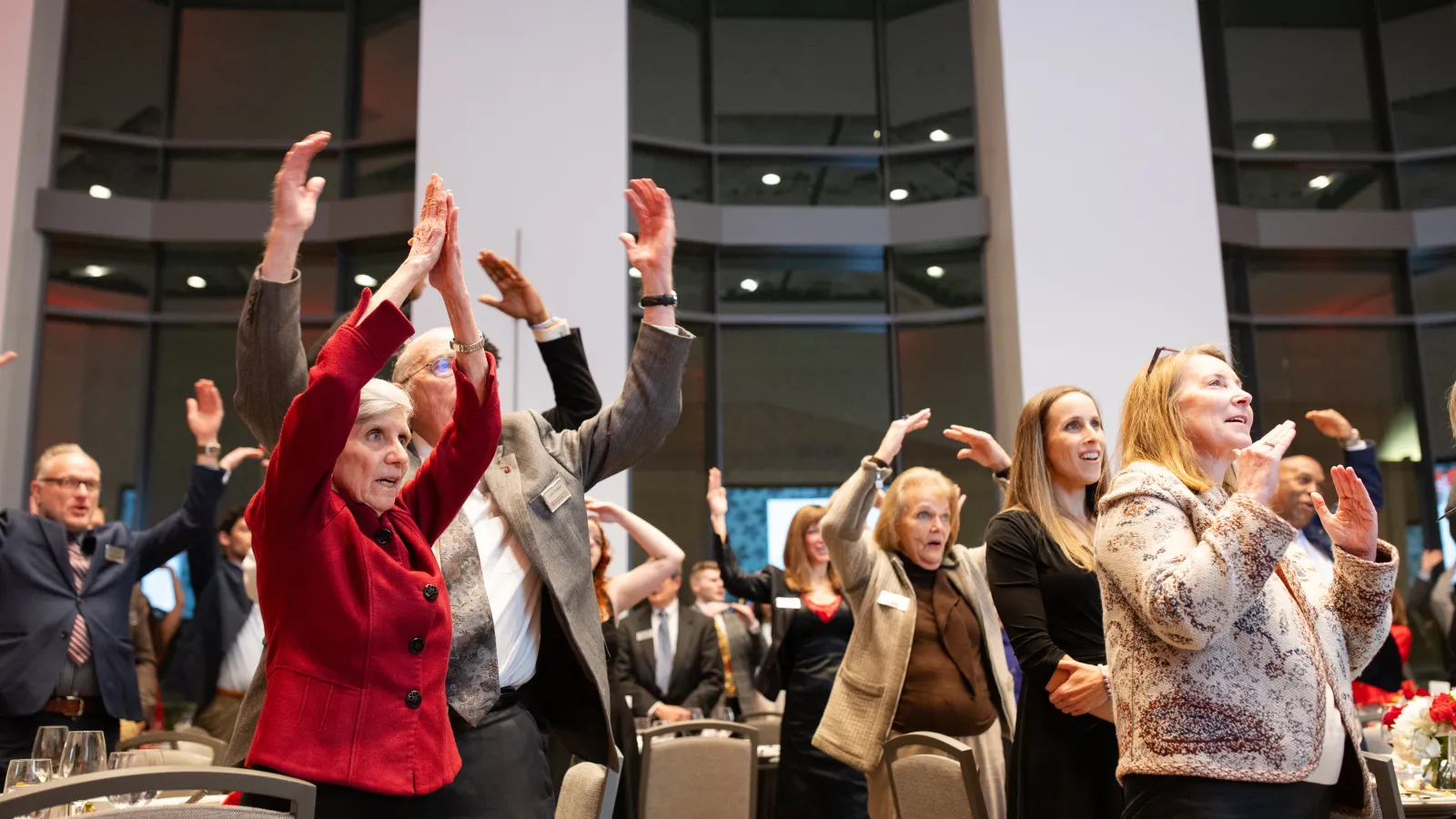 Faculty performing O-H-I-O