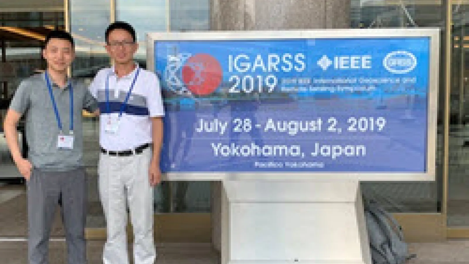 Liu and Zhu at the IEEE Geoscience and remote sensing society