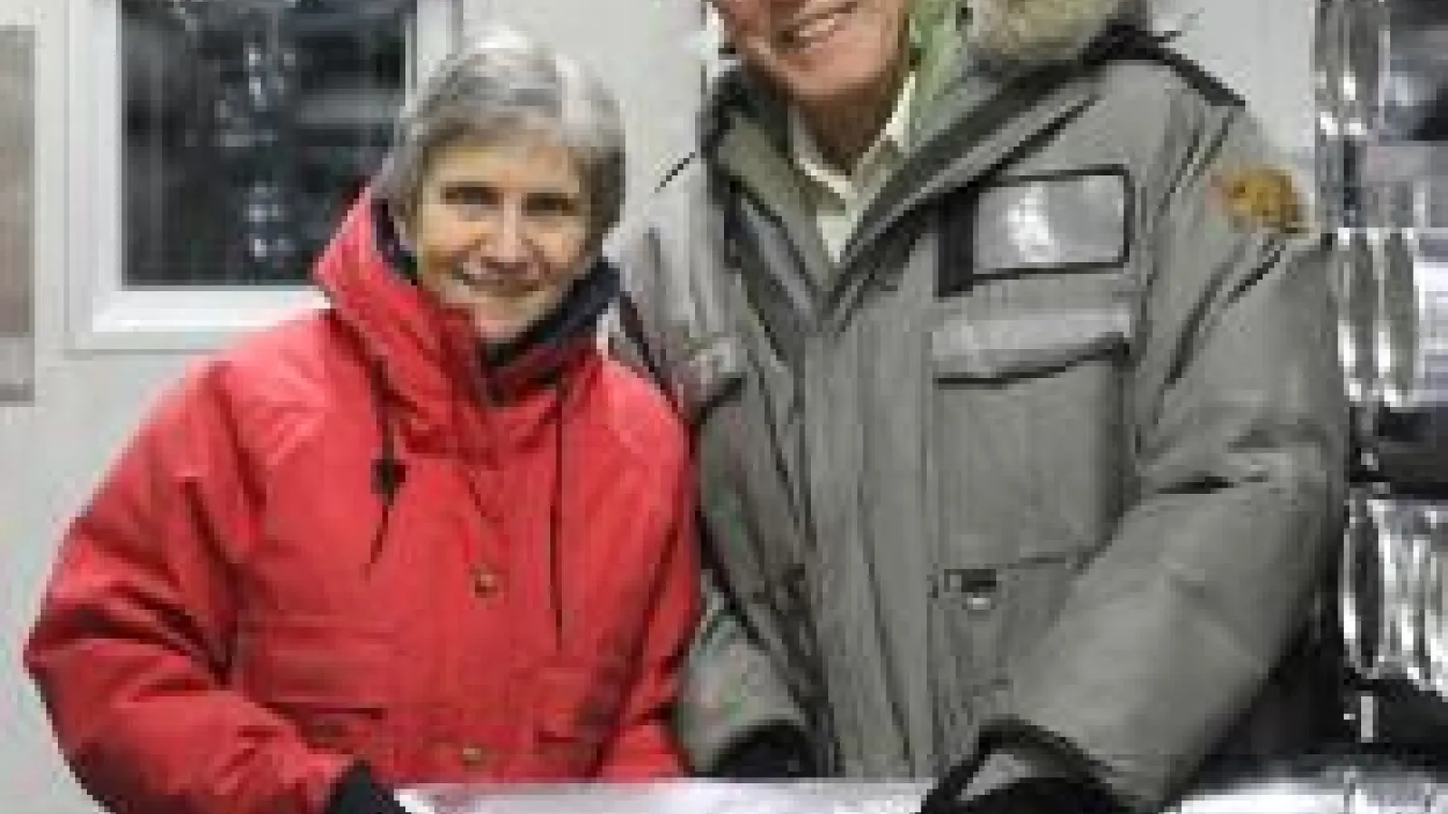 ellen and lonnie and their ice cores
