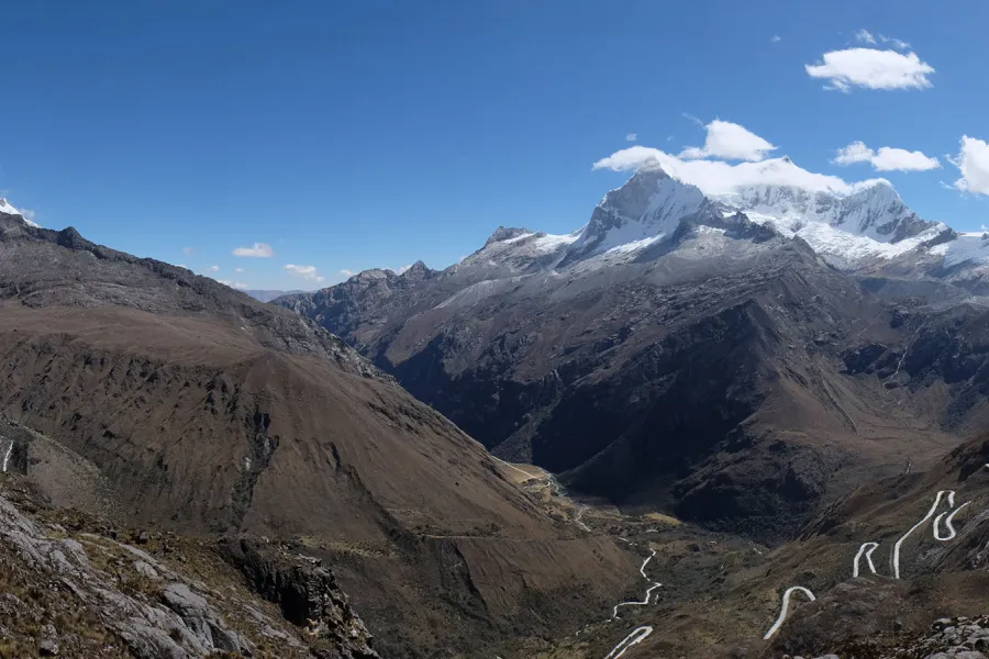 Mountains with snow