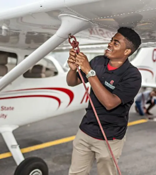 Air transportation student