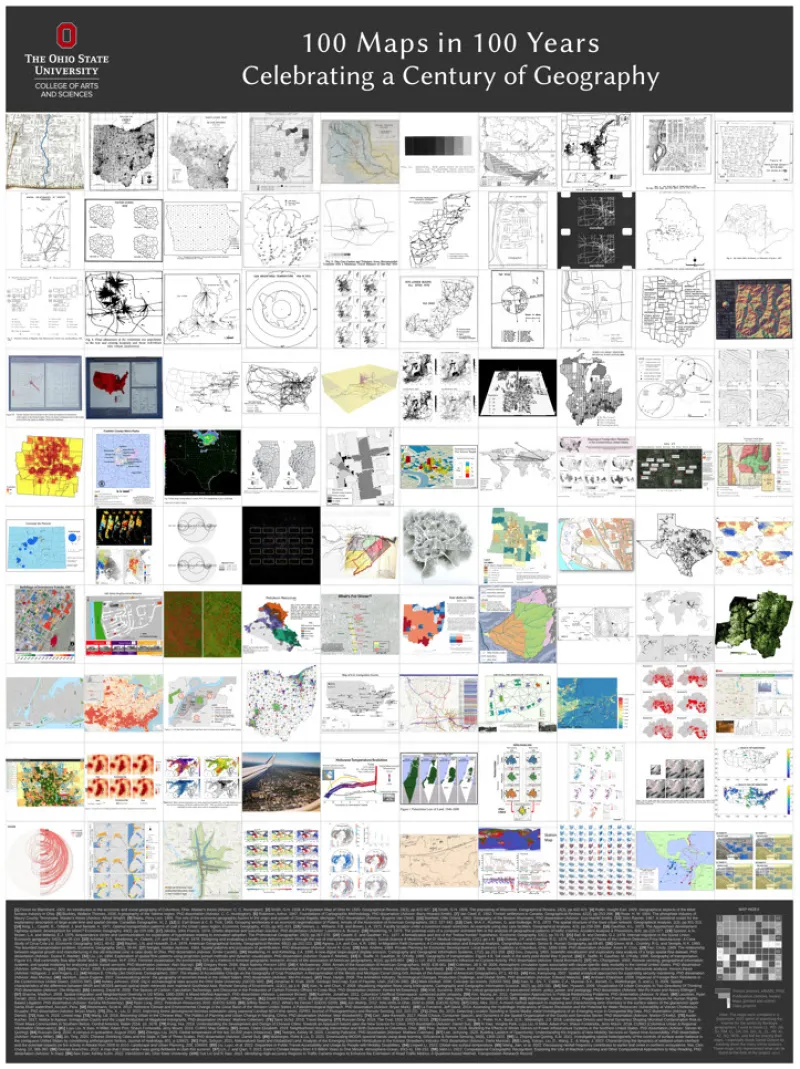 Small version of 100years 100maps illustration